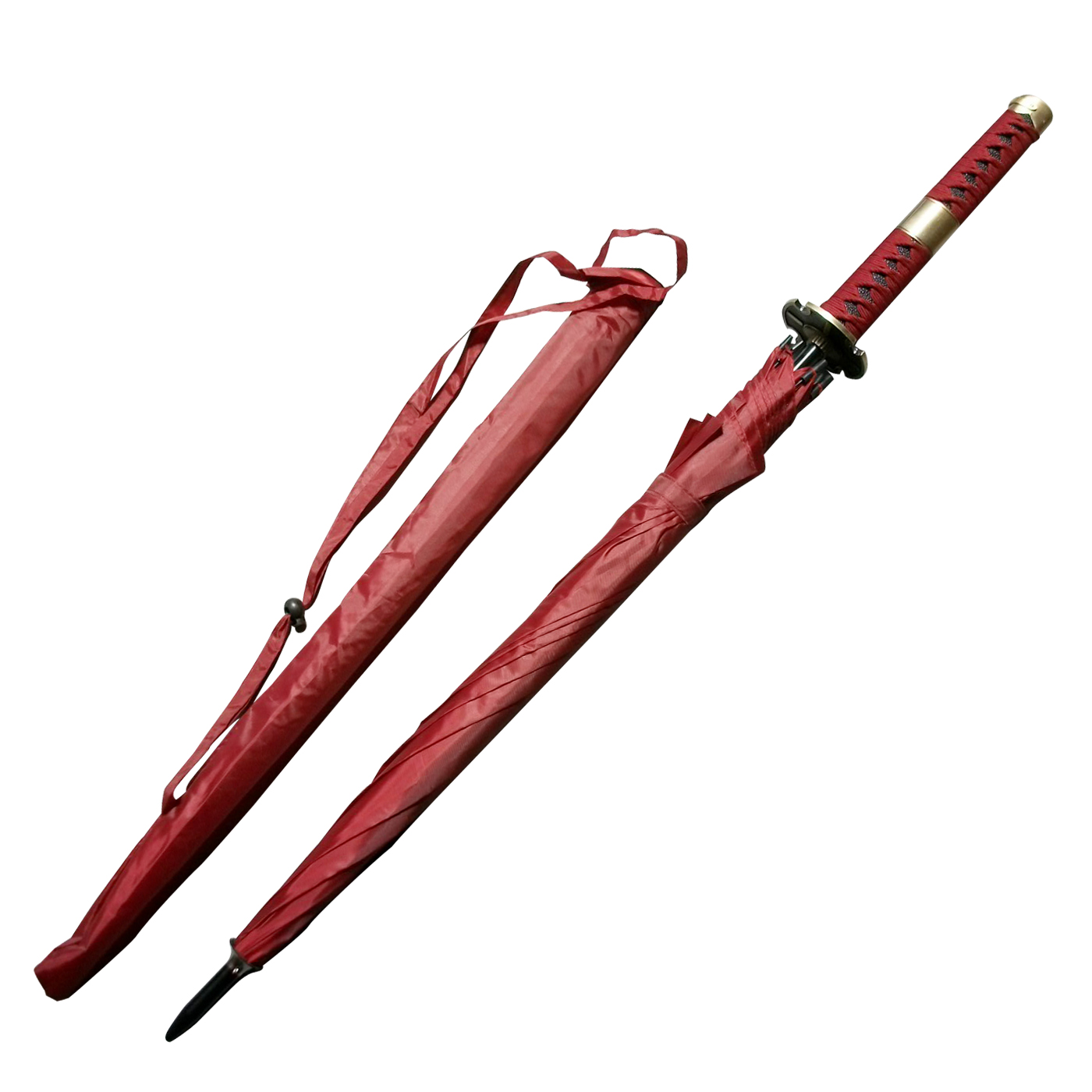 One Piece Roronoa Zoro Three Sword Style Anime Samurai Umbrella Sword